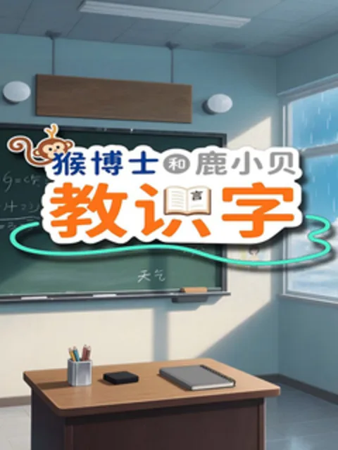 猴博士和鹿小贝教识字